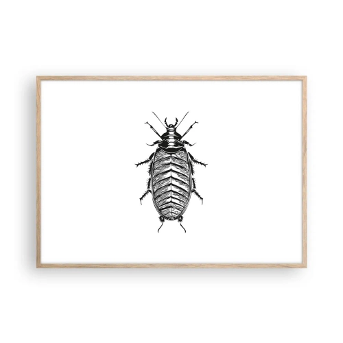 Poster in cornice rovere chiaro - Che esemplare! - 100x70 cm