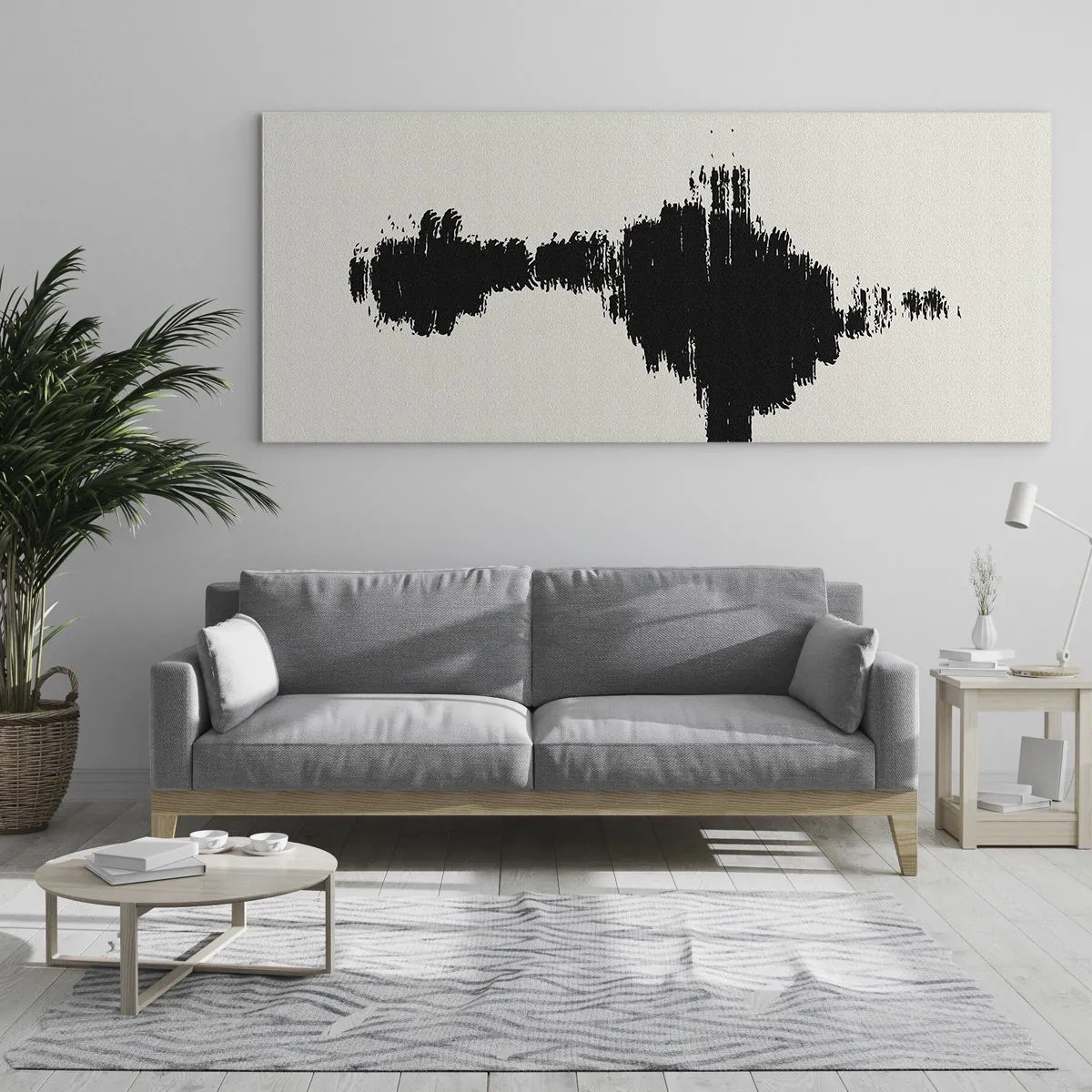 Quadro su vetro - Le vibrazioni della fantasia - 100x40 cm