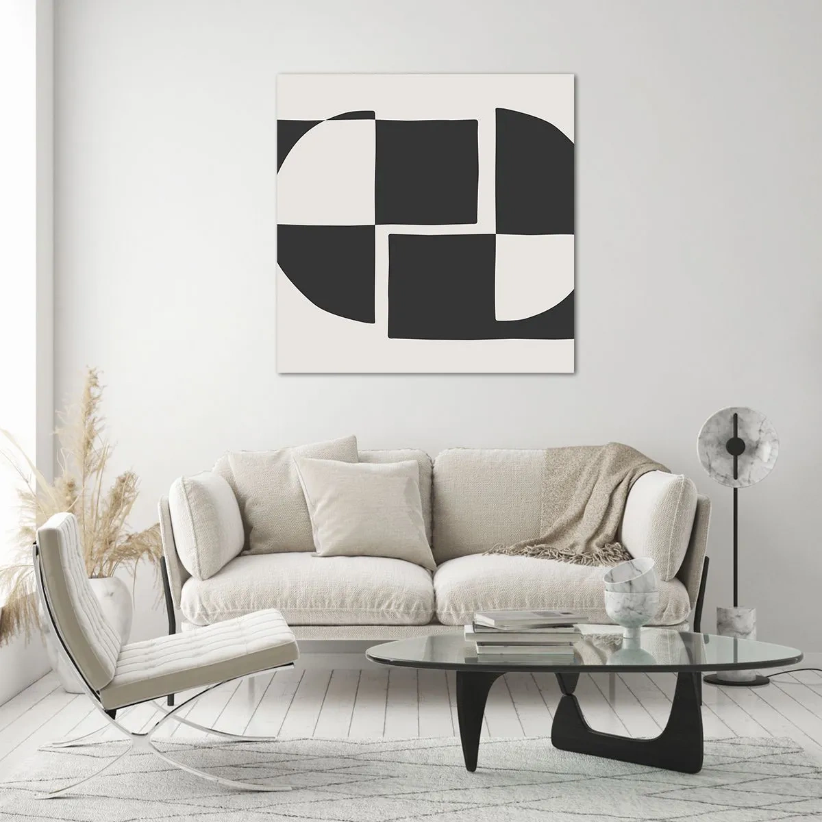 Quadro su vetro - Antitesi - sintesi - 50x50 cm