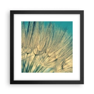 Poster in cornice nera - Aspettando il vento - 30x30 cm