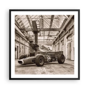 Poster in cornice nera - Il riposo del vincitore - 60x60 cm