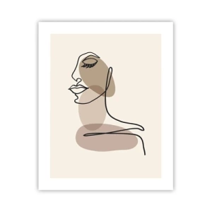 Poster - Ascoltando se stessa - 40x50 cm