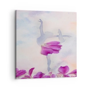 Quadro su tela - Stampe su Tela - Delicata come un fiore - 60x60 cm