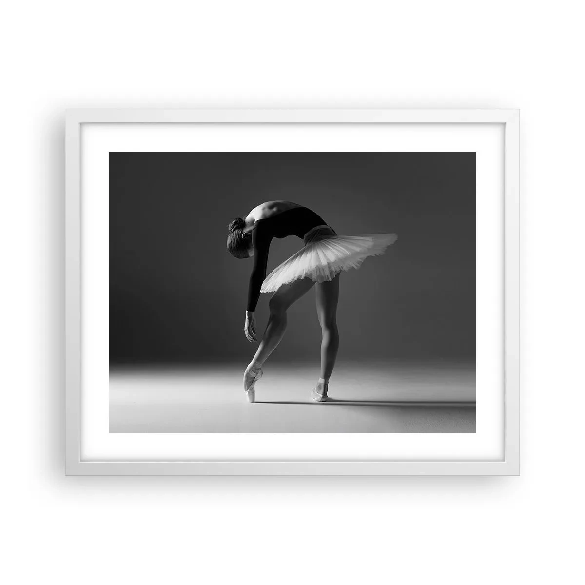 Poster in cornice bianca - Bella ballerina - 50x40 cm