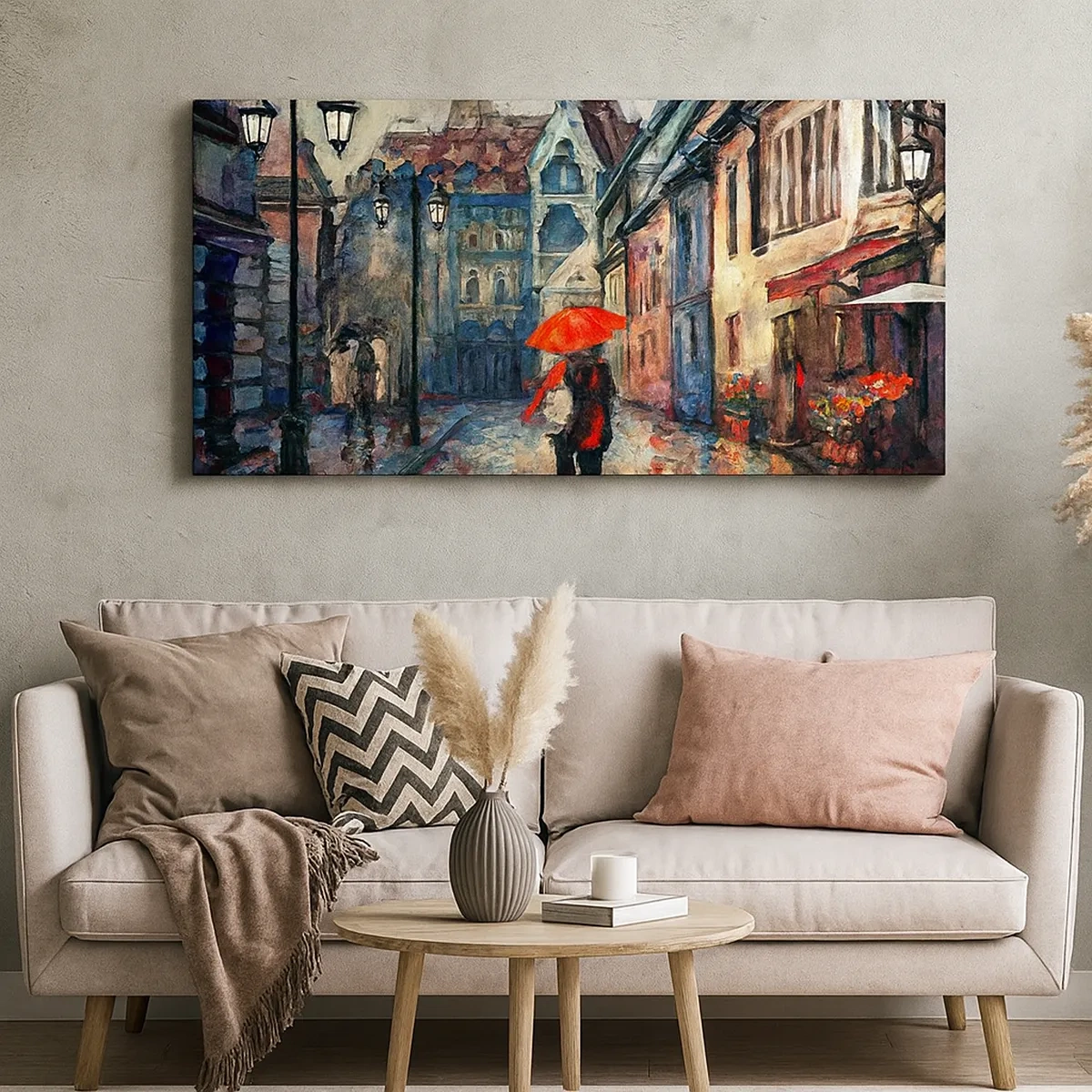 Quadro su tela - Stampe su Tela - Pioggia per due - 30x30 cm