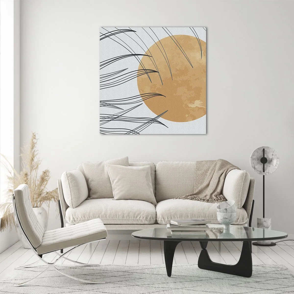 Quadro su vetro - Sempre verso il sole - 40x40 cm