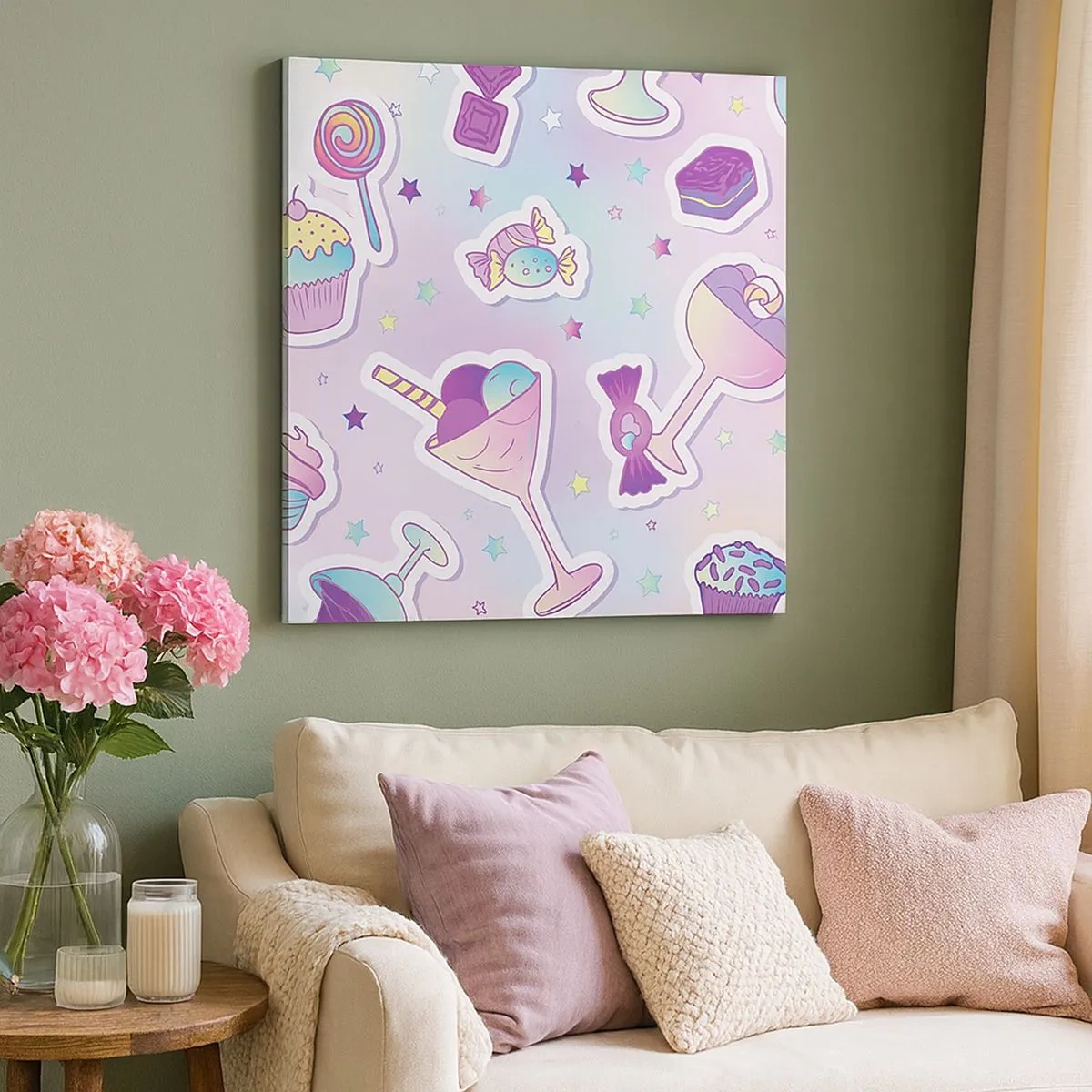 Quadro su tela - Stampe su Tela - Ogni giorno è il mio compleanno - 30x30 cm