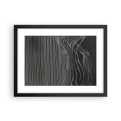 Poster in cornice nera - Ritmo e accento - 40x30 cm