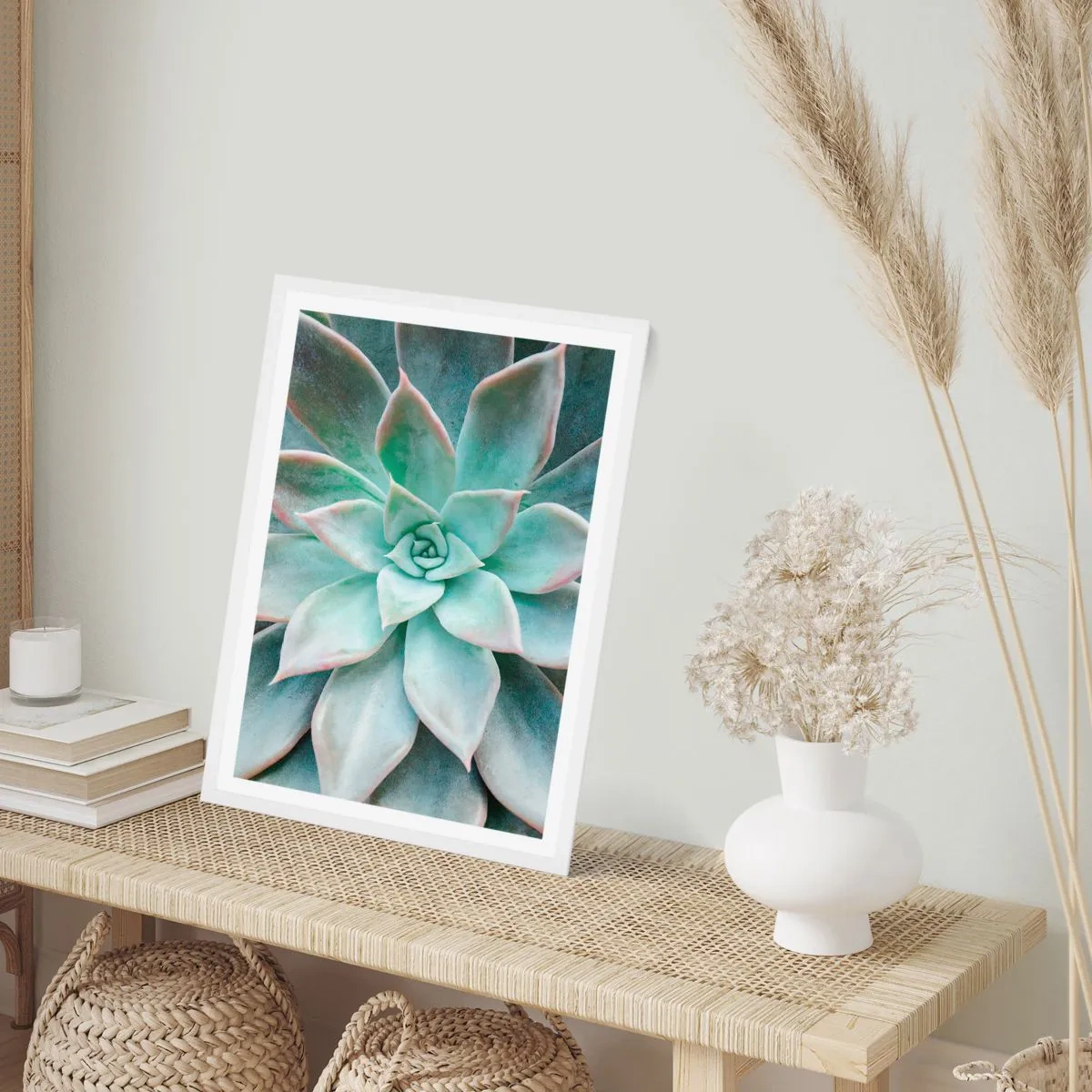 Poster in cornice bianca - Il cuore del deserto - 50x70 cm