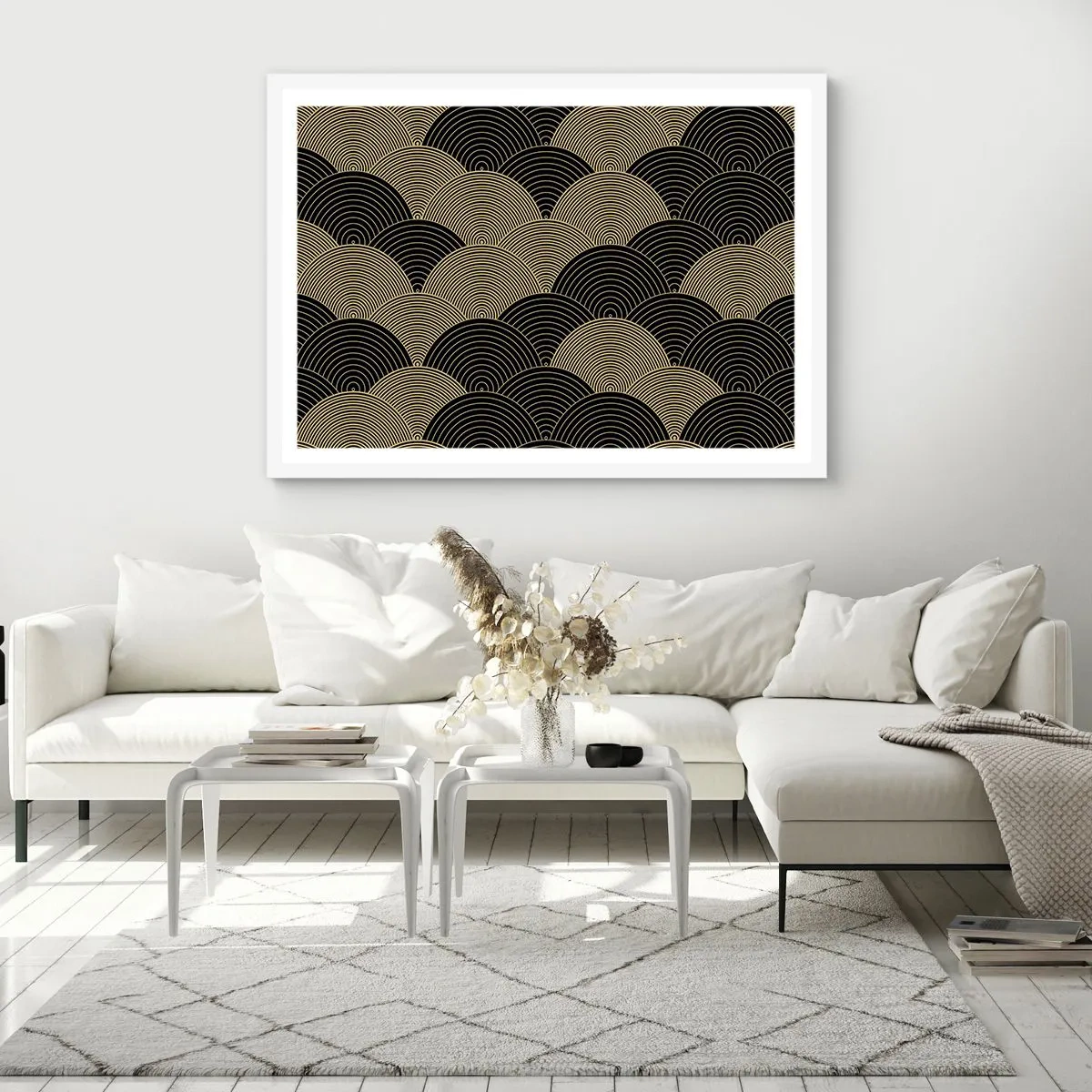 Poster in cornice bianca - Unità nella molteplicità - 40x30 cm