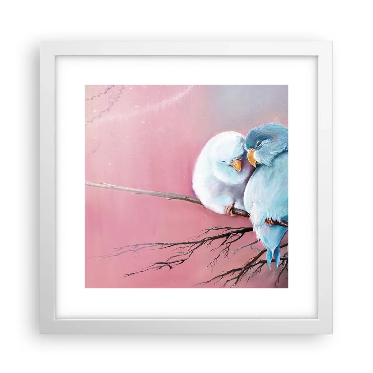 Poster in cornice bianca - Che cosa aggiungere? - 30x30 cm