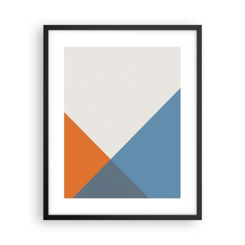 Poster in cornice nera - Ad angolo... - 40x50 cm
