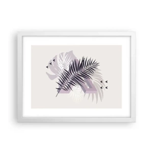 Poster in cornice bianca - L'ombra dell'ombra - 40x30 cm