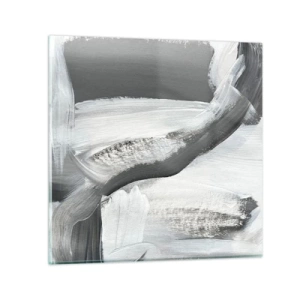 Quadro su vetro - Movimento deciso - 30x30 cm