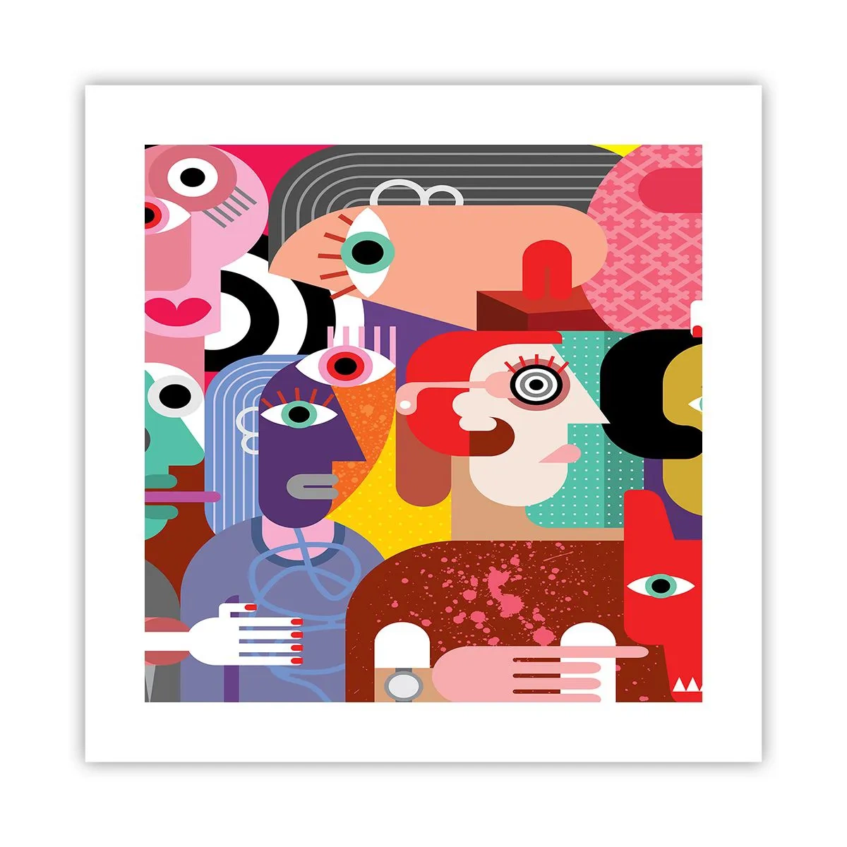 Poster - Mi manda Picasso - 40x40 cm