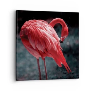 Quadro su tela - Stampe su Tela - La poesia cremisi della natura - 30x30 cm