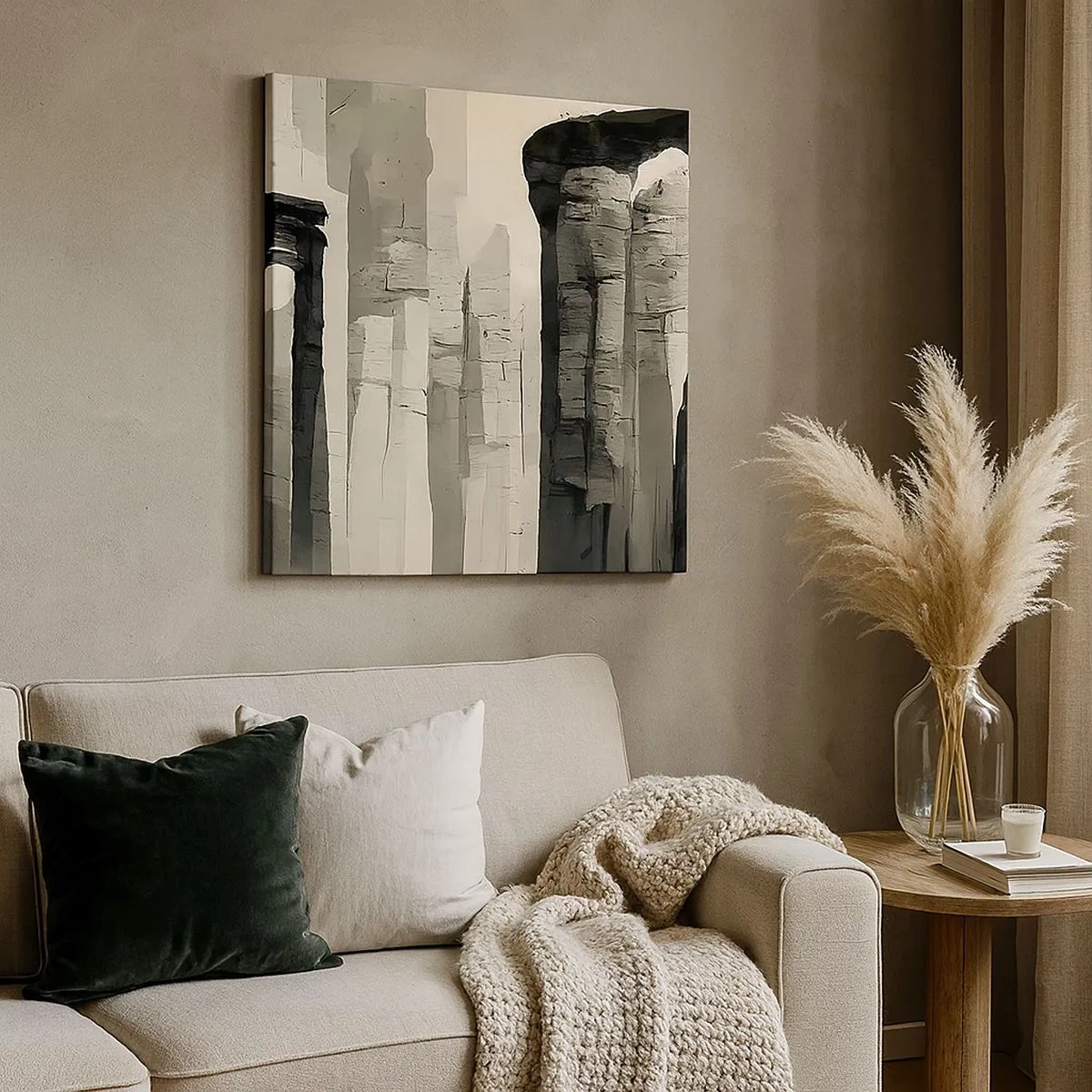 Quadro su tela - Stampe su Tela - La maestà dell'antichità - 30x30 cm