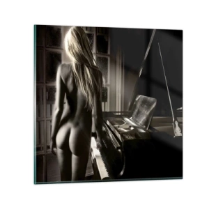 Quadro su vetro - La perfetta armonia della sera - 70x70 cm