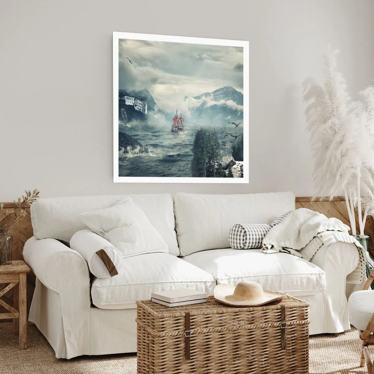 Poster - Sulle acque magiche - 40x40 cm