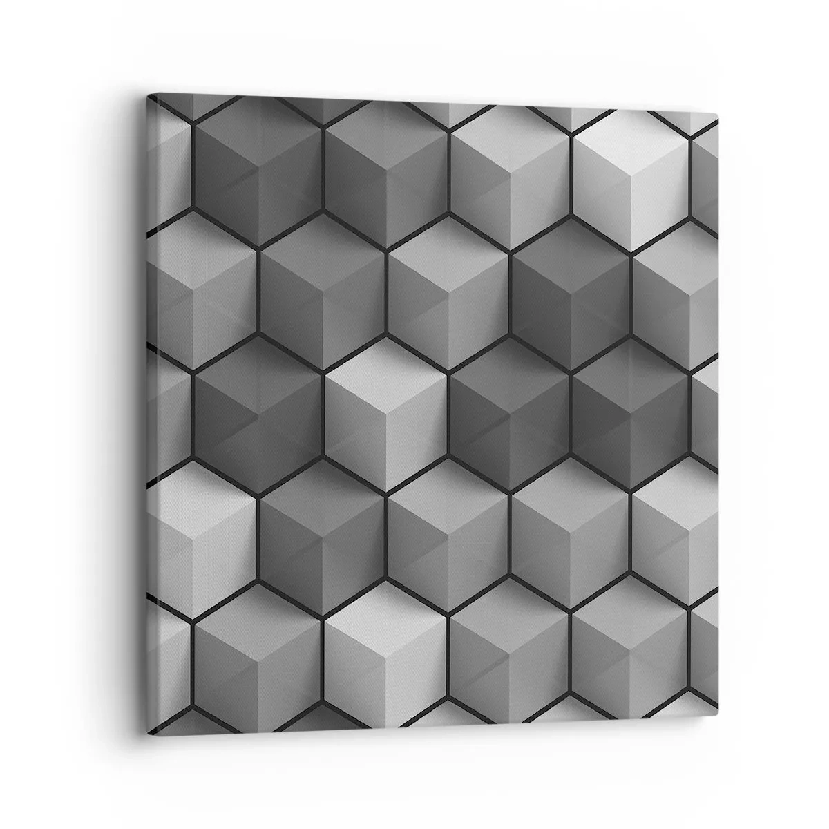 Quadro su tela - Stampe su Tela - Puzzle cubista - 30x30 cm