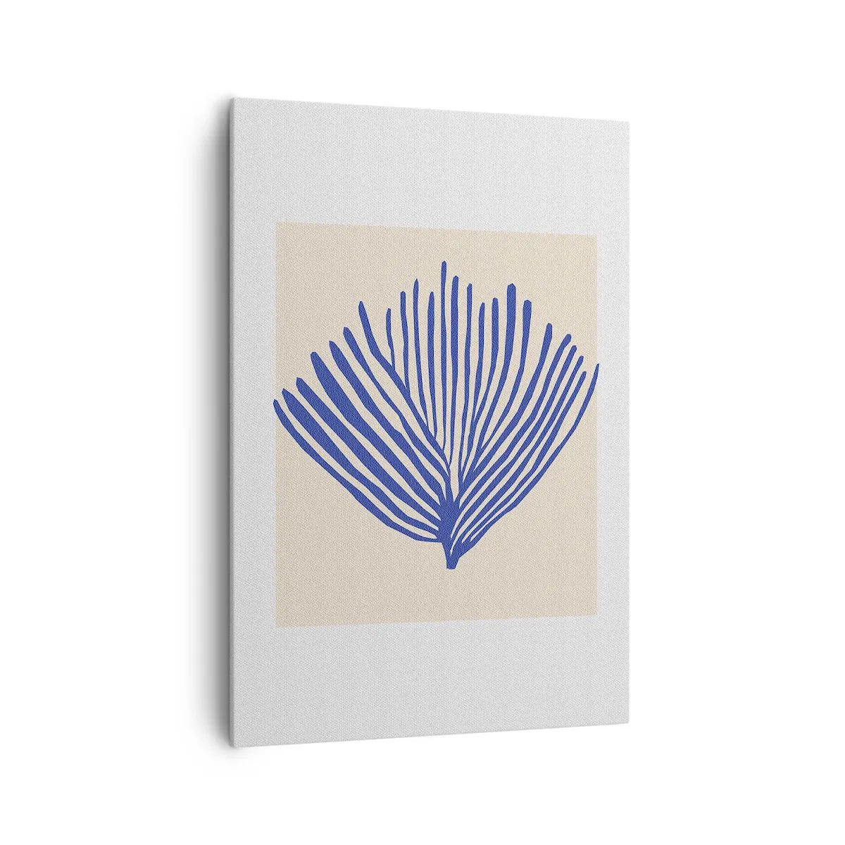Quadro su tela - Stampe su Tela - Ventaglio blu - 70x100 cm
