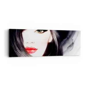 Quadro su tela - Stampe su Tela - Sguardo di zaffiro - 90x30 cm