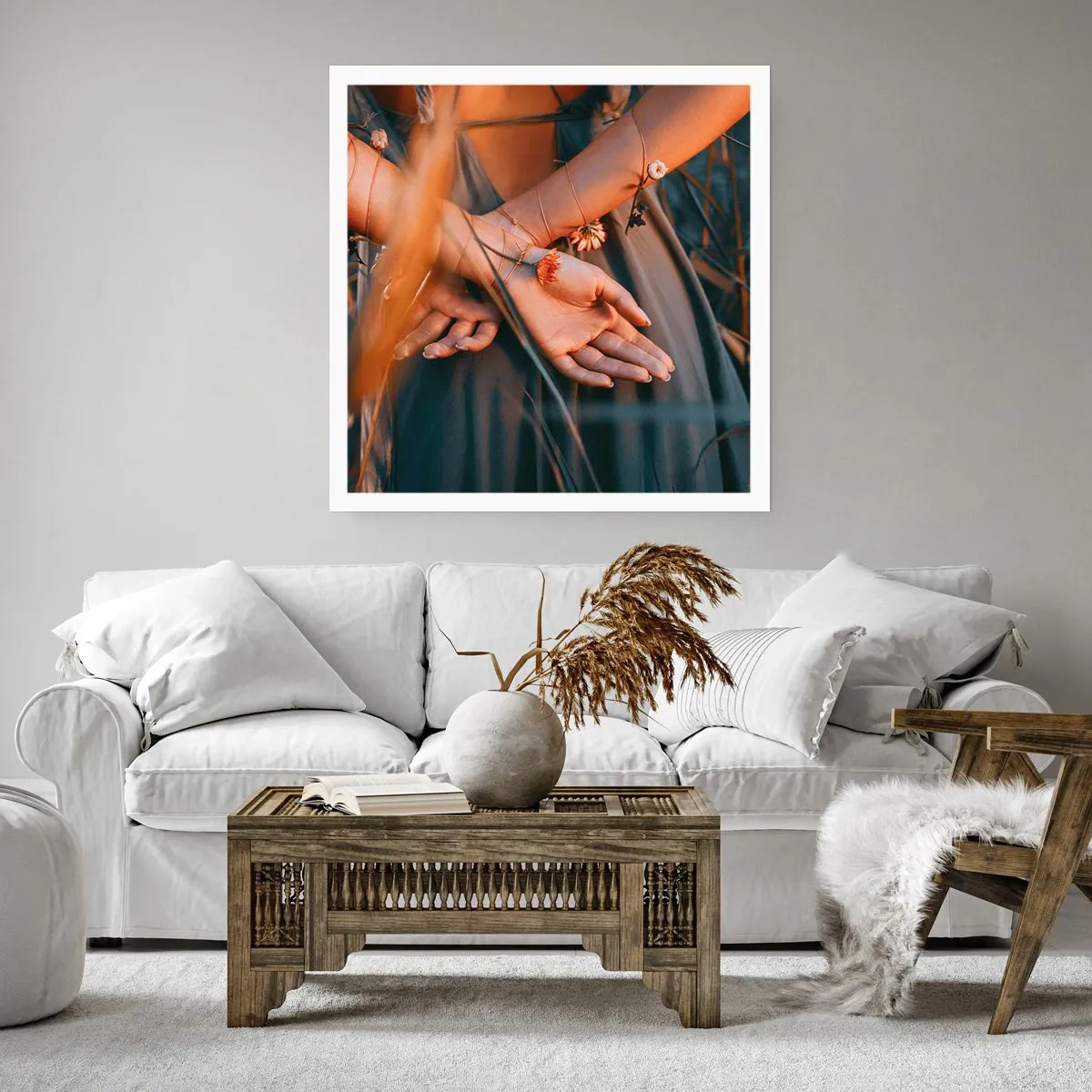 Poster - Legata alla natura - 40x40 cm