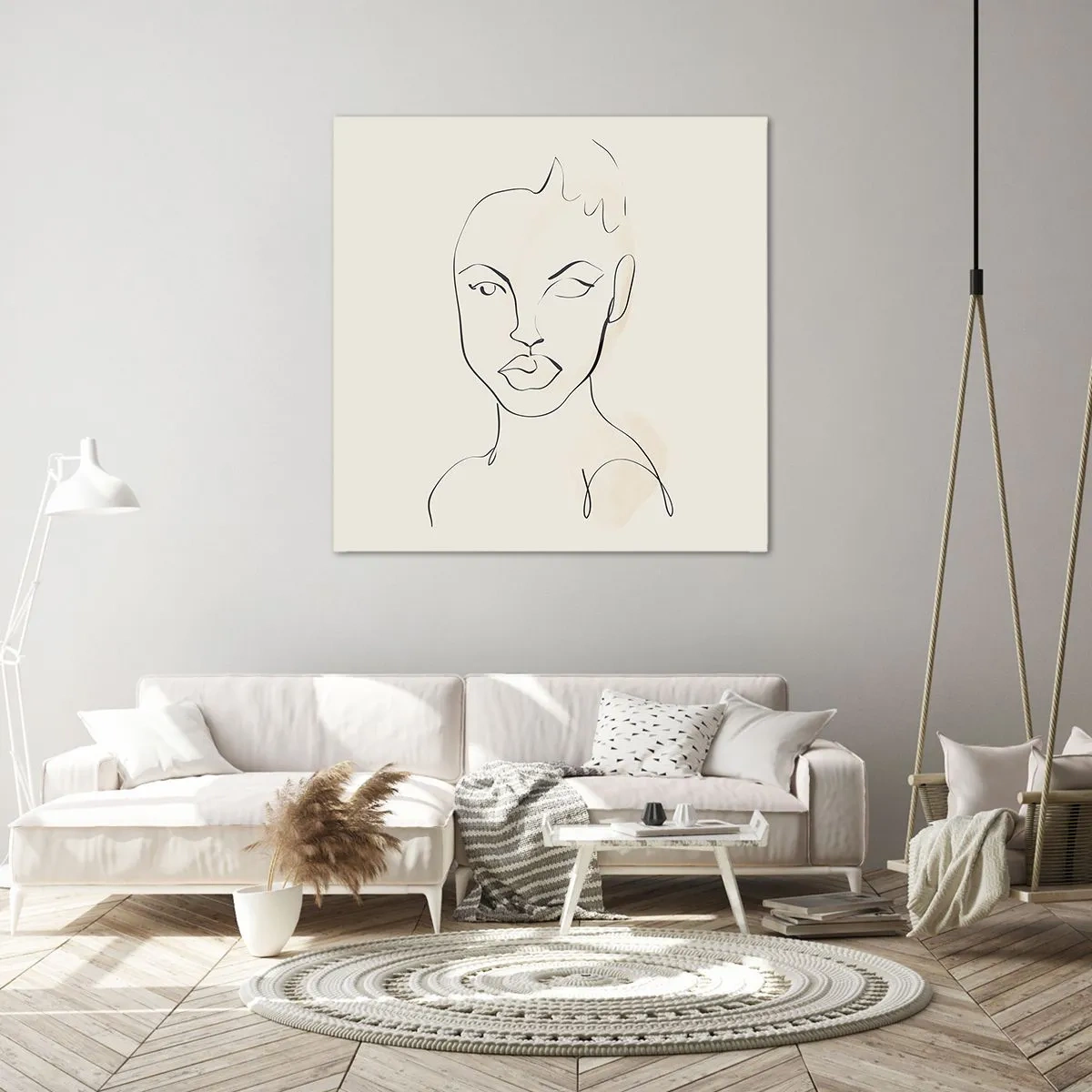 Quadro su tela - Stampe su Tela - Profilo di sensualità - 40x40 cm