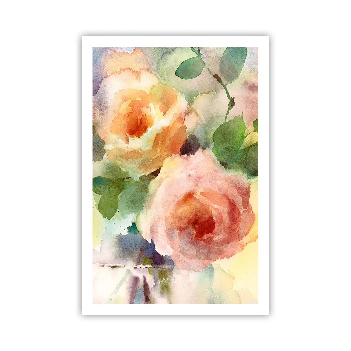 Poster - Delicati come un acquerello - 61x91 cm