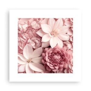 Poster - Nei petali di rosa - 30x30 cm