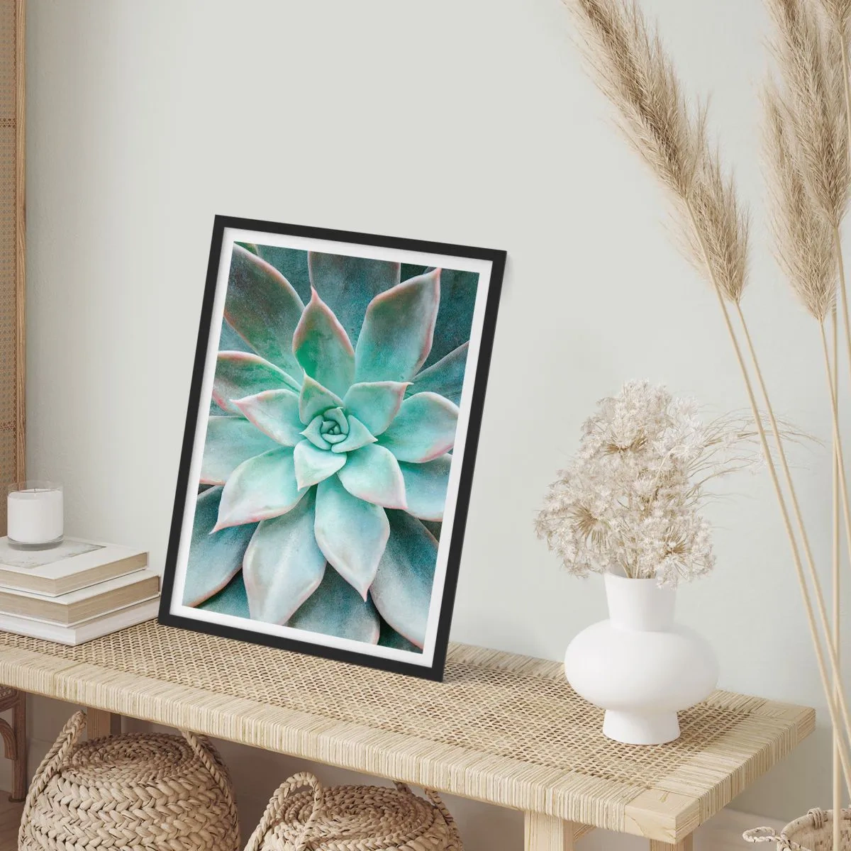 Poster in cornice nera - Il cuore del deserto - 61x91 cm