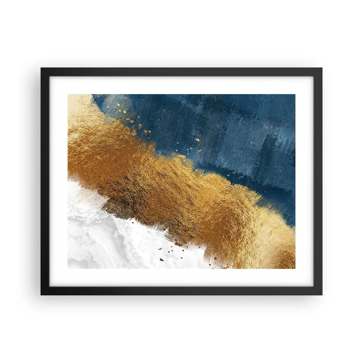 Poster in cornice nera - I colori dell'estate - 50x40 cm