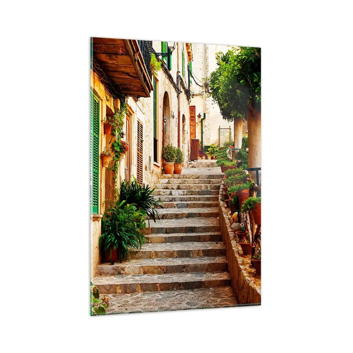 Quadro su vetro - Il fascino delle vacanze spagnole - 80x120 cm