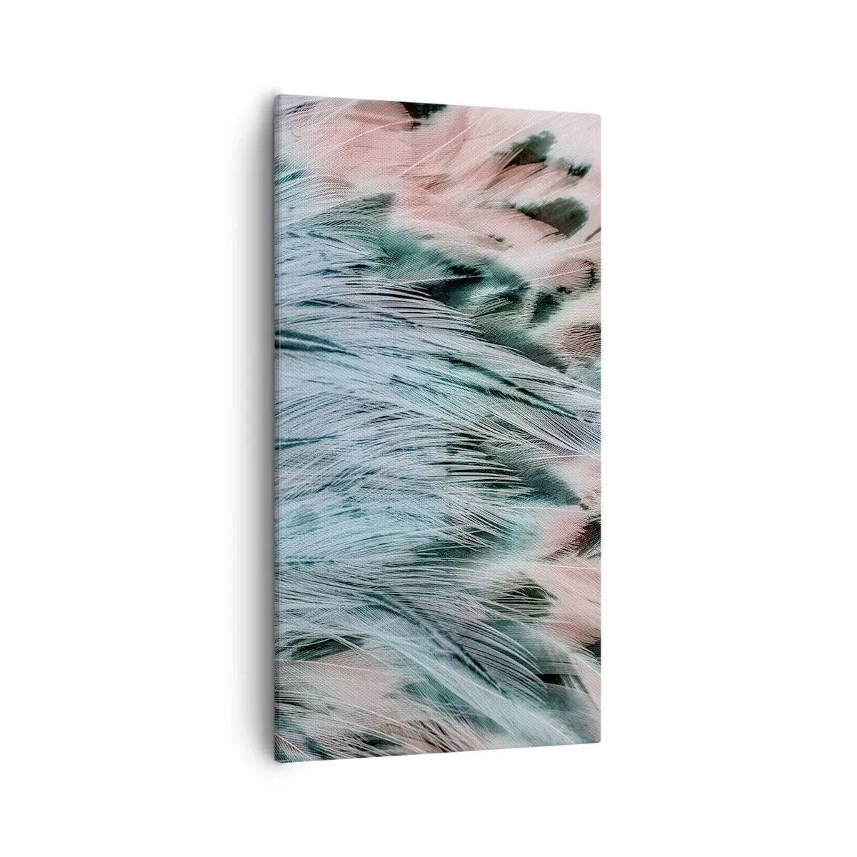 Quadro su tela - Stampe su Tela - Piumino rosa zaffiro - 55x100 cm