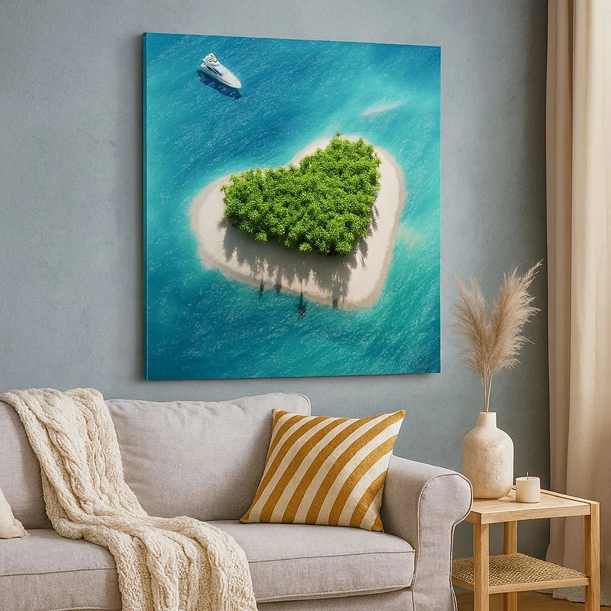 Quadro su tela - Stampe su Tela - Amo l'estate - 30x30 cm