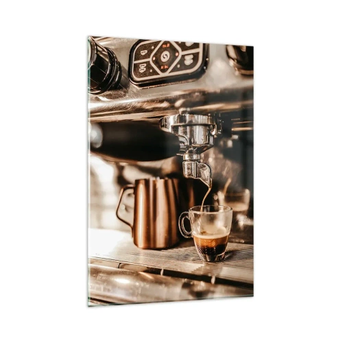 Quadro su vetro - Lo splendore del caffè - 80x120 cm