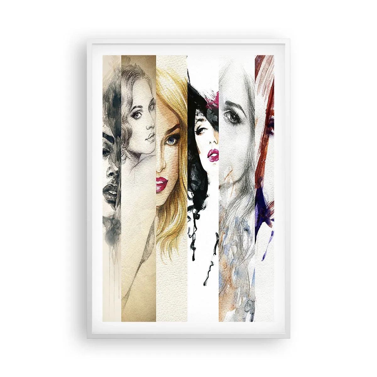 Poster in cornice bianca - E sei sempre tu - 61x91 cm