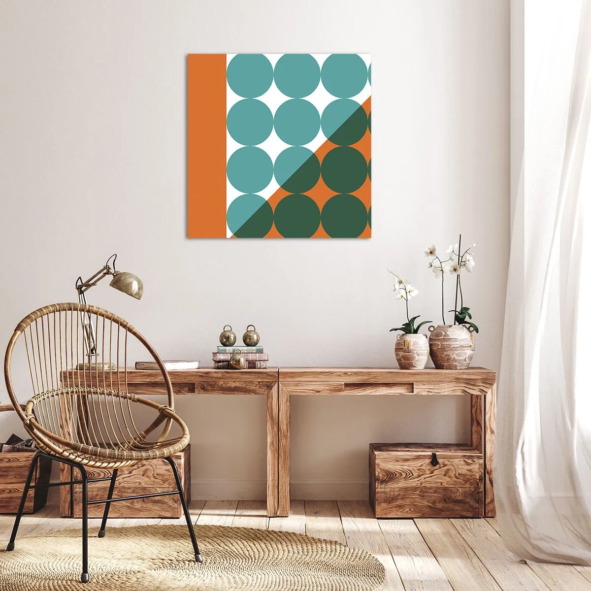 Quadro su tela - Stampe su Tela - In alto obliquo - 40x40 cm