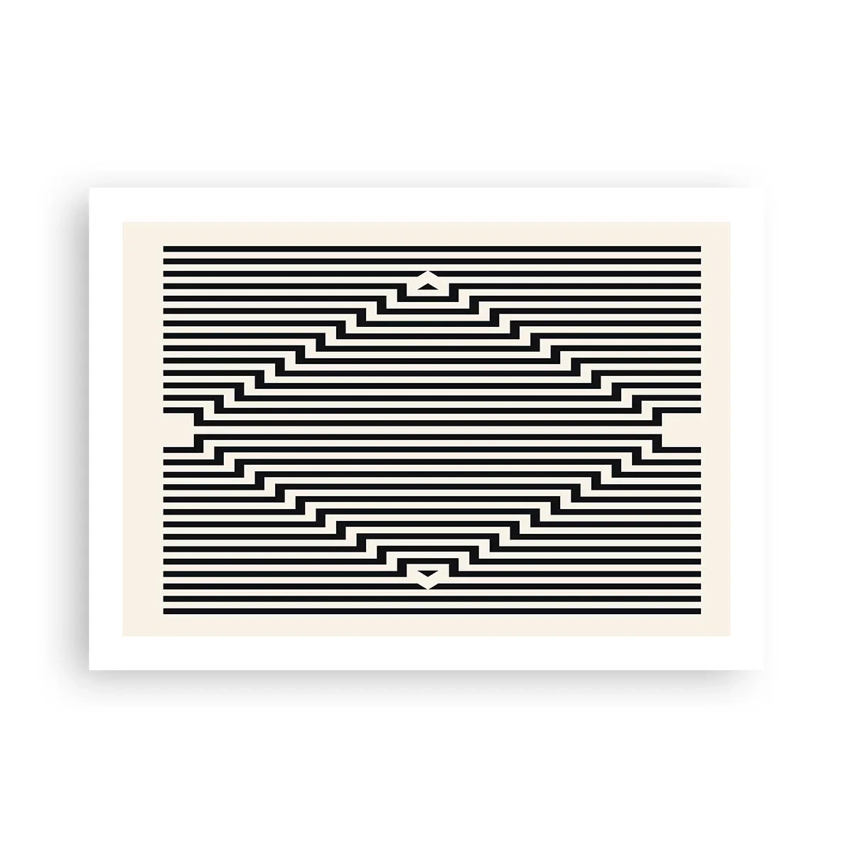Poster - Illusione geometrica - 70x50 cm