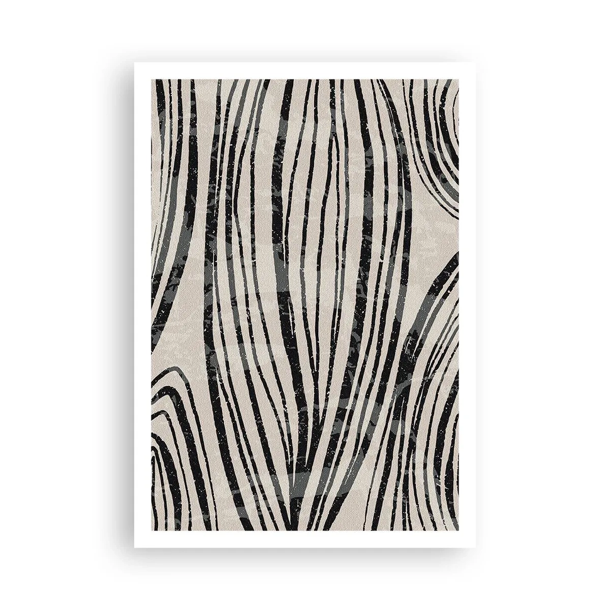 Poster - Una palude di linee - 70x100 cm