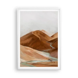 Poster in cornice bianca - Fino alla fonte - 70x100 cm