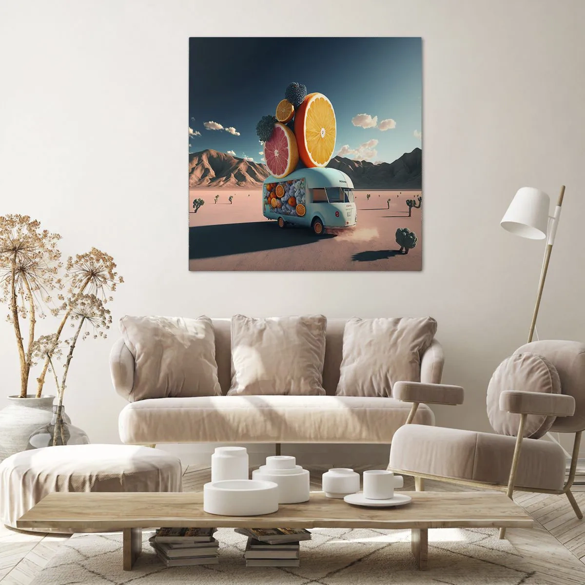 Quadro su tela - Stampe su Tela - Il sapore delle vacanze - 30x30 cm