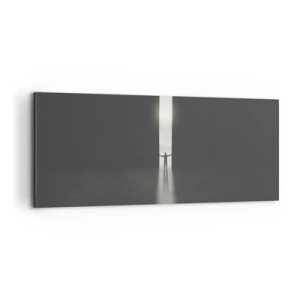 Quadro su tela - Stampe su Tela - Un passo verso un chiaro futuro - 100x40 cm