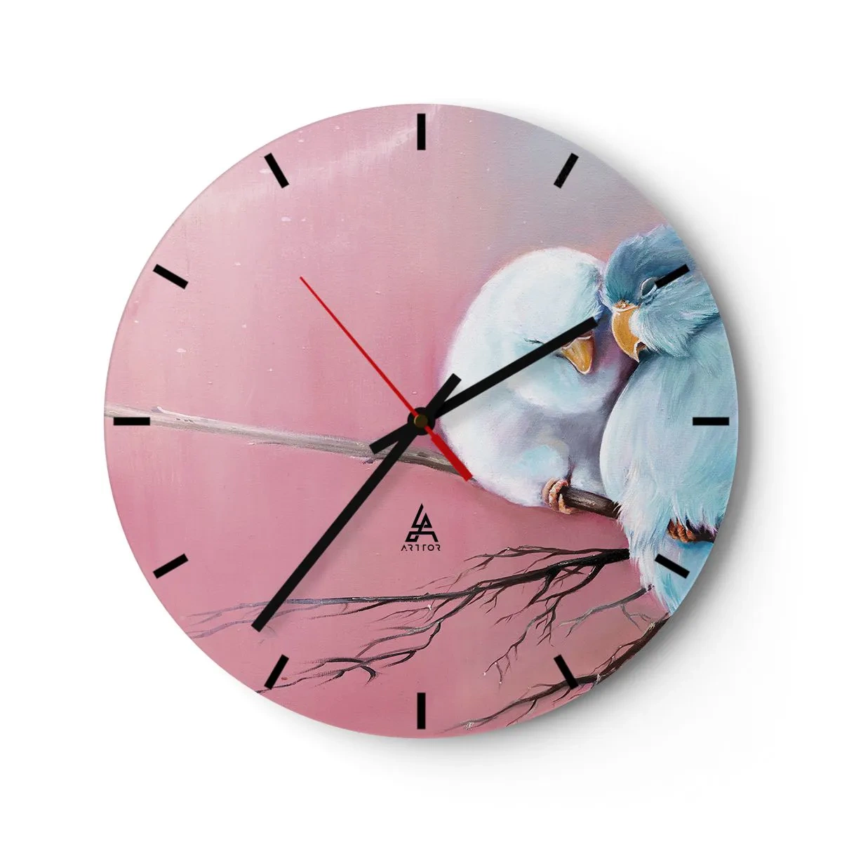 Orologio da parete - Orologio in Vetro - Che cosa aggiungere? - 30x30 cm
