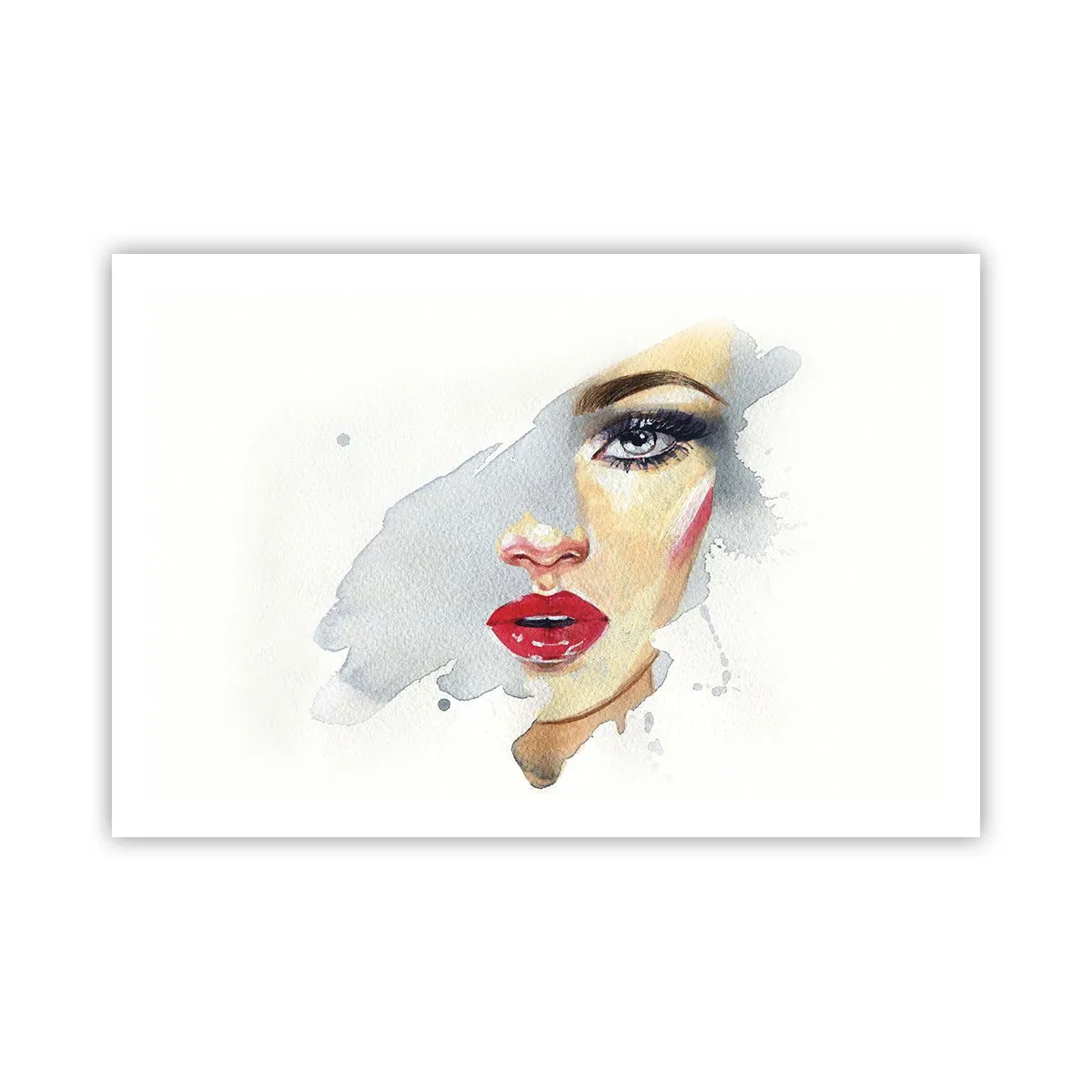 Poster - Riflesso in una goccia d'acqua - 91x61 cm