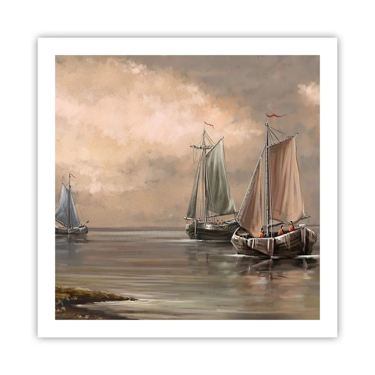 Poster - Il ritorno dei marinai - 60x60 cm