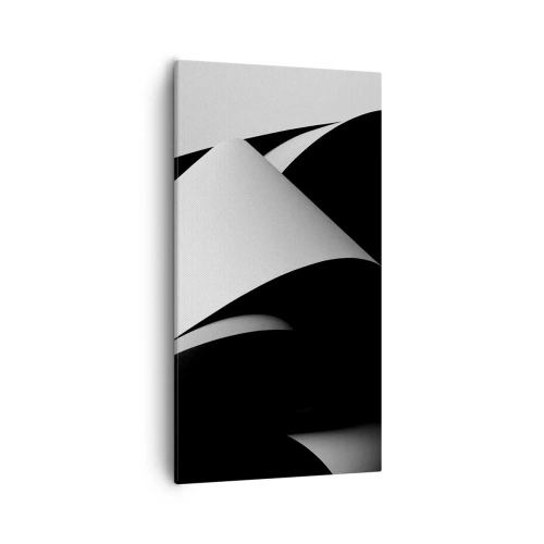 Quadro su tela - Stampe su Tela - Piani di luce dalle profondità dell'ombra - 55x100 cm