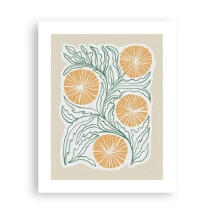 Poster - Etnicamente con una nota di astrazione - 40x50 cm