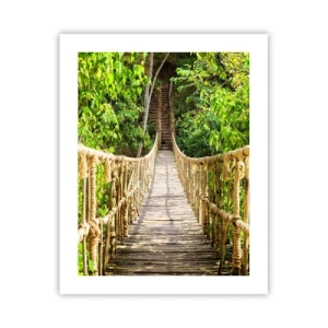 Poster - Sospeso nel verde - 40x50 cm