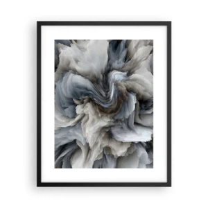 Poster in cornice nera - Pietra in fiore - 40x50 cm